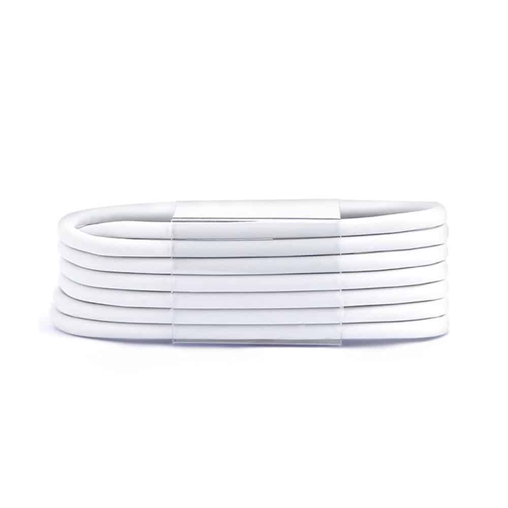 White Type C bulk phone charging cables