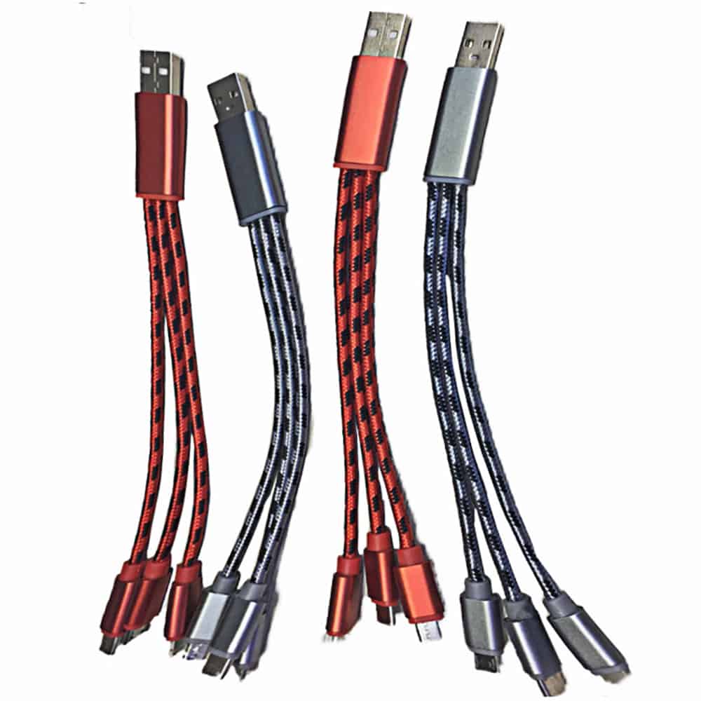3 in 1 bulk phone charging cables