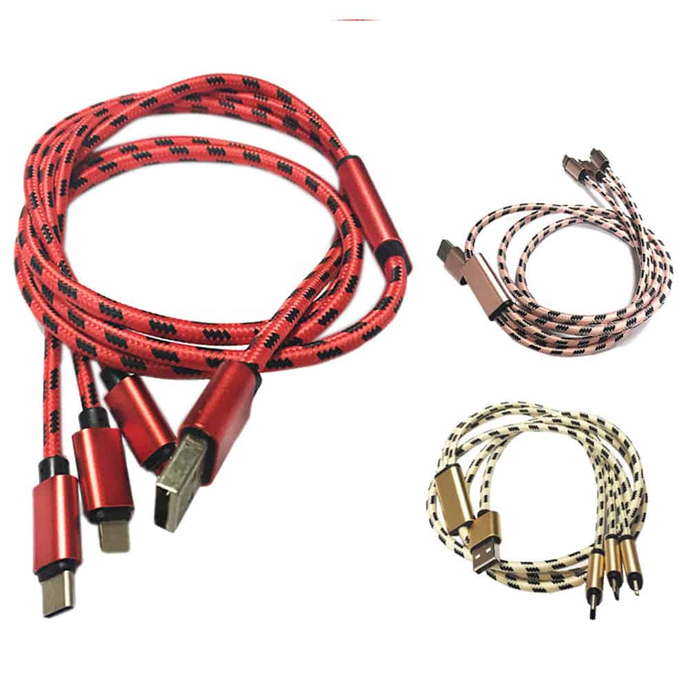 3 in 1 bulk usb cables