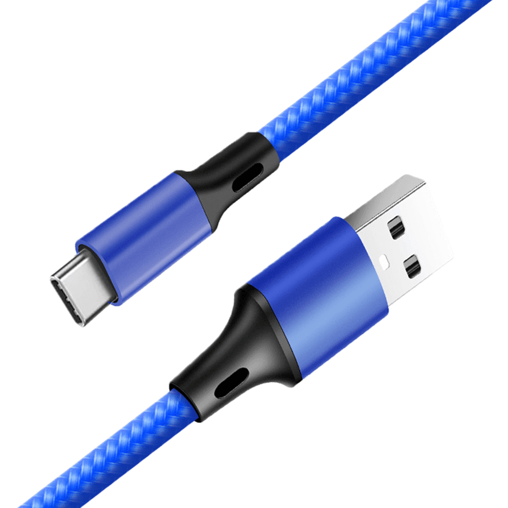 Blue Braided Bulk usb cables wholesale