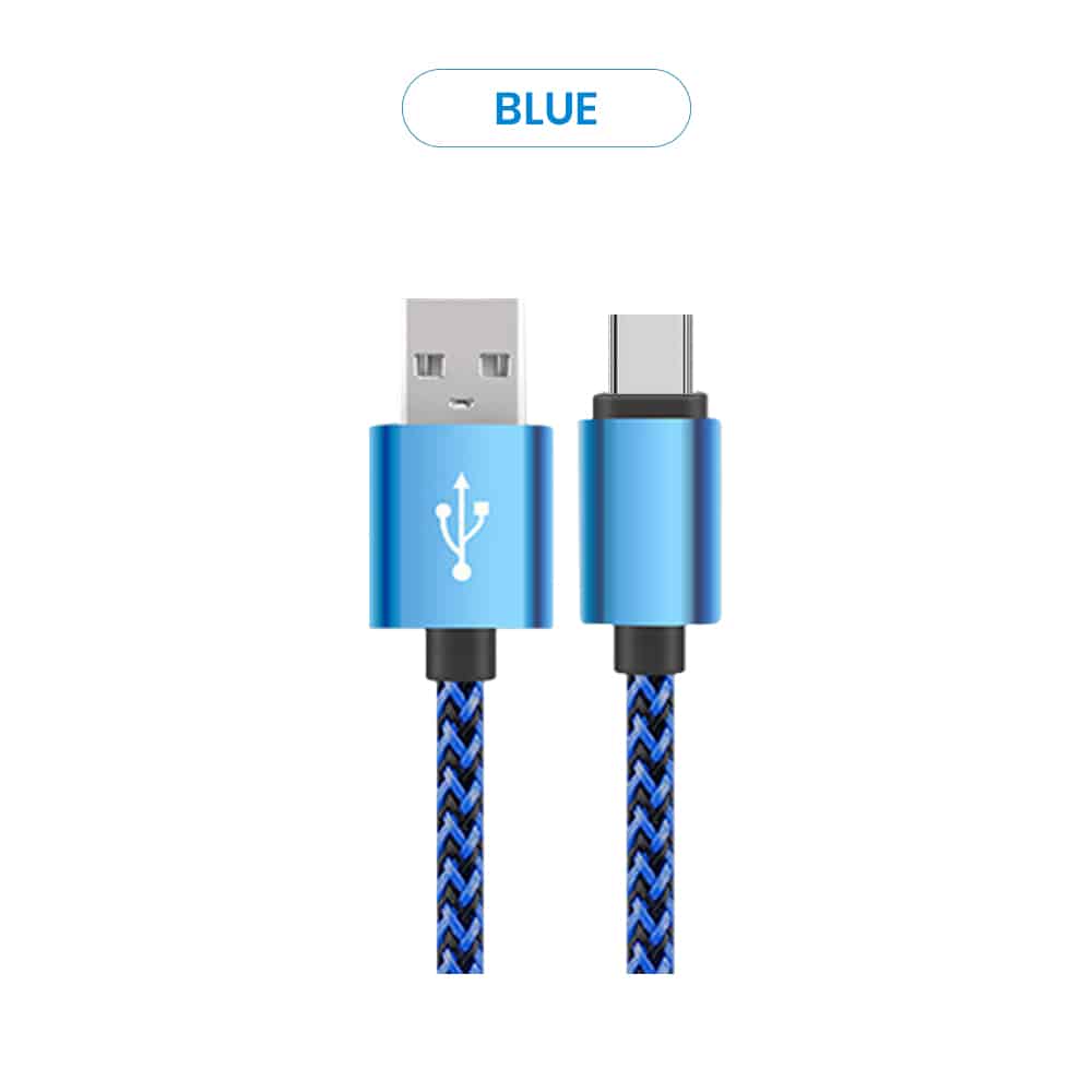 Blue color type-c bulk usb cables