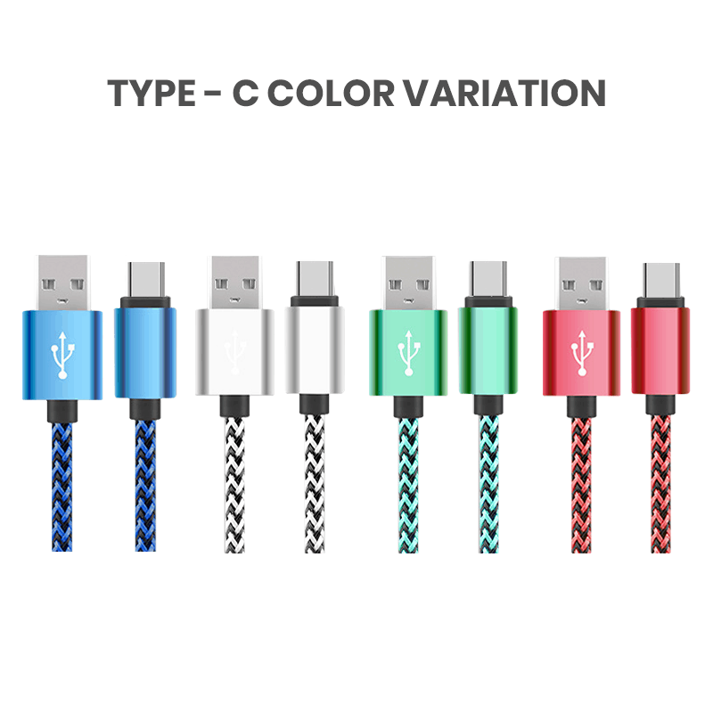 Color options for bulk usb cable type-c