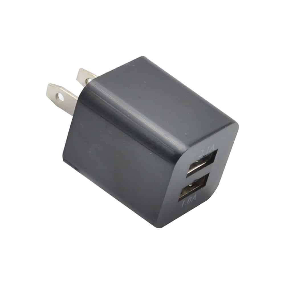 Gray Dual USB Charging Block