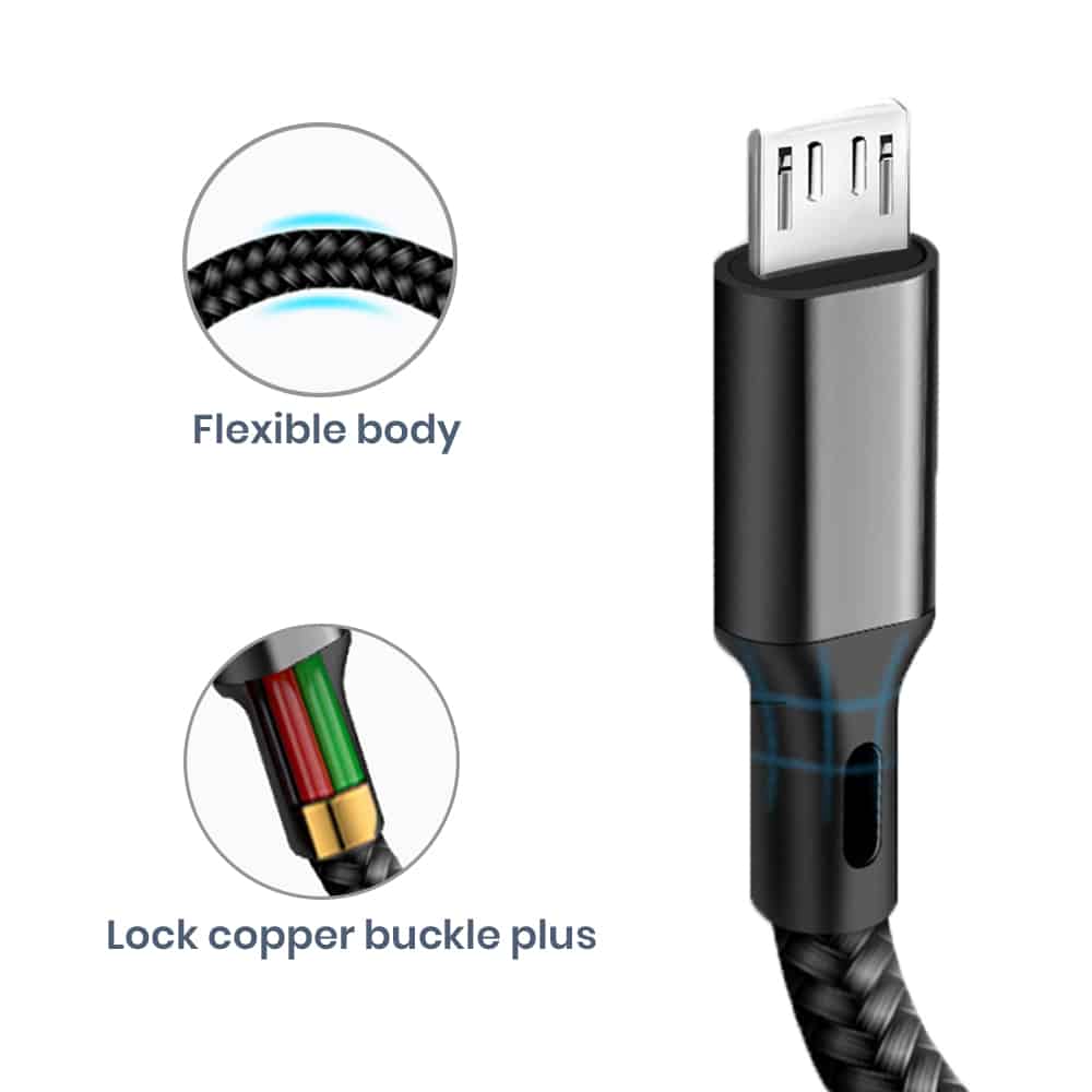 Premium Black Bulk micro usb cable wholesale_
