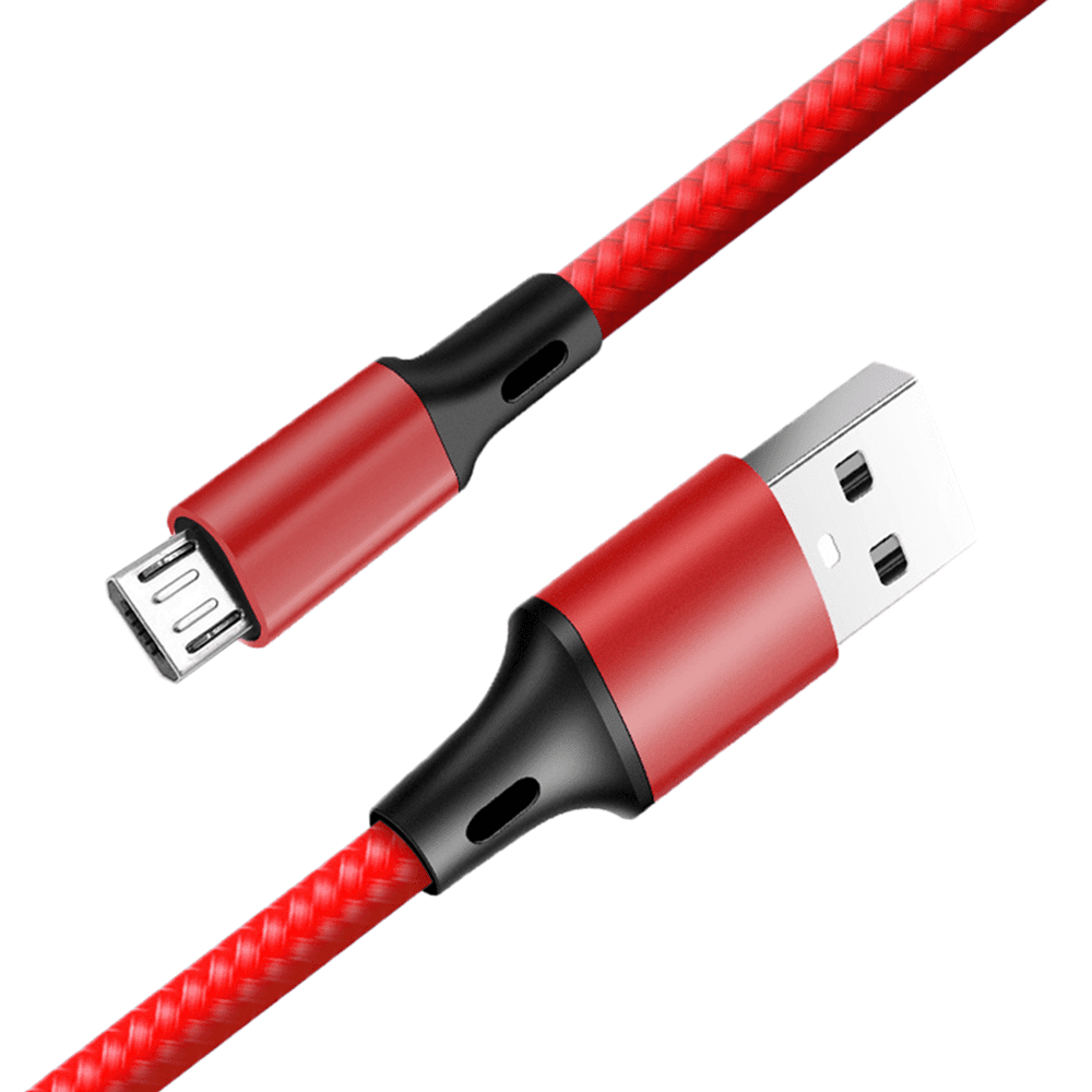 Red Bulk micro usb cables in wholesale