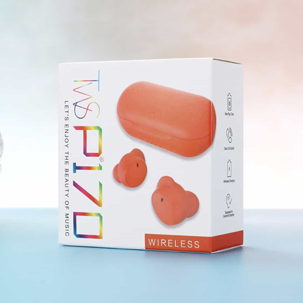 Red Wireless Bluetooth Earbuds Box