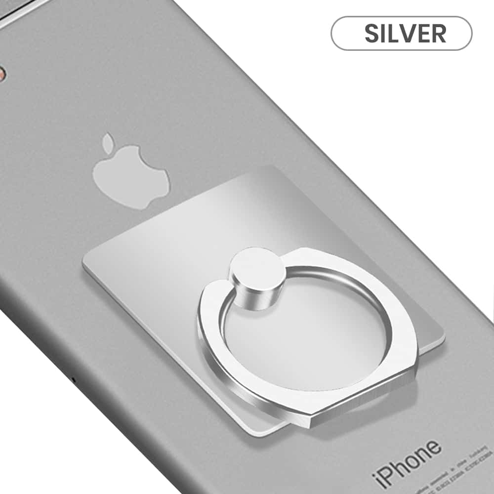 Silver popsocket cheap ring holder
