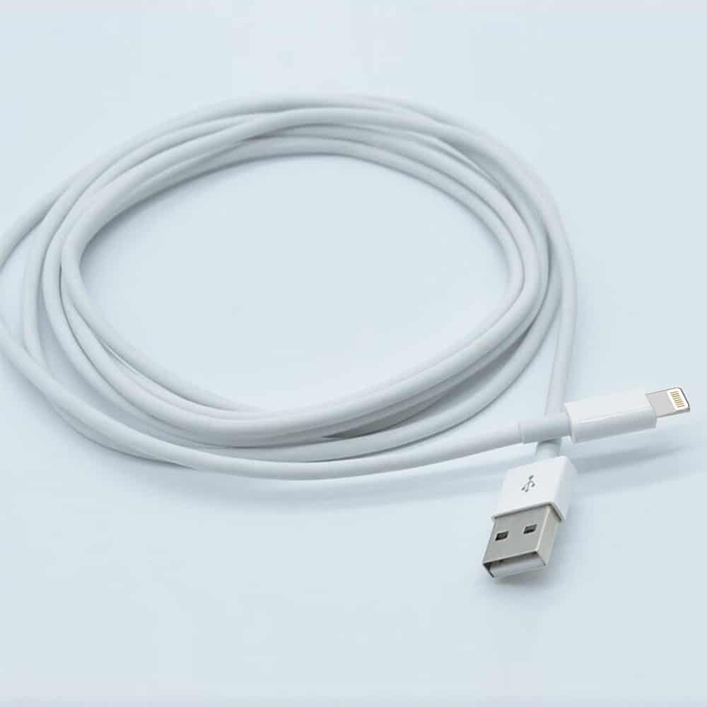 Strong durable White OEM bulk lighting cable_