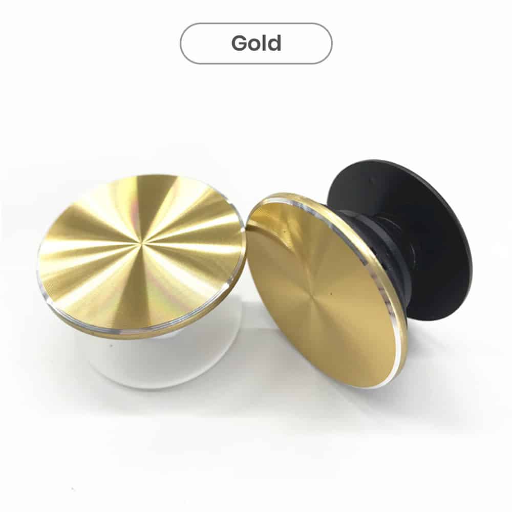 gold color customized popsockets