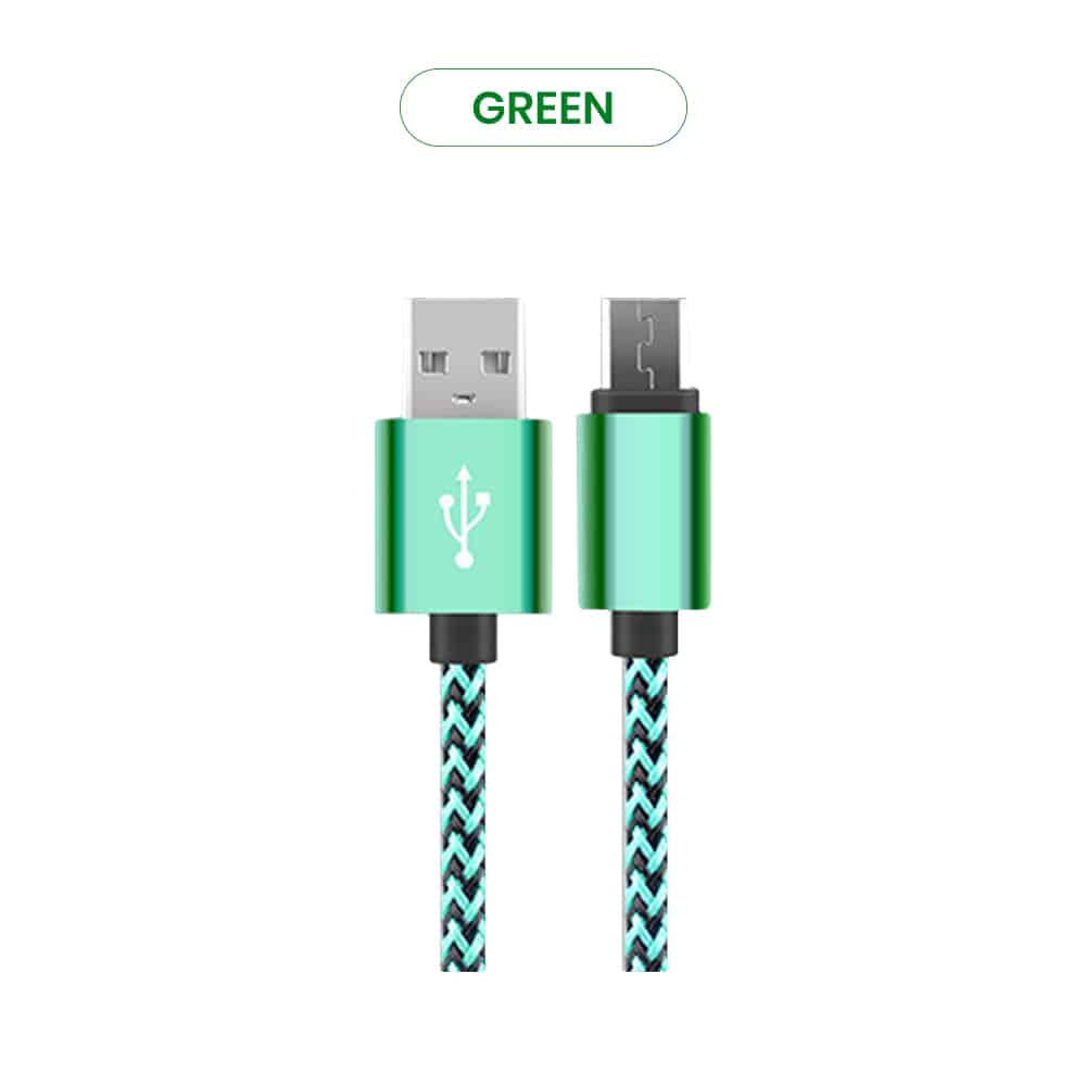 green micro usb cable bulk