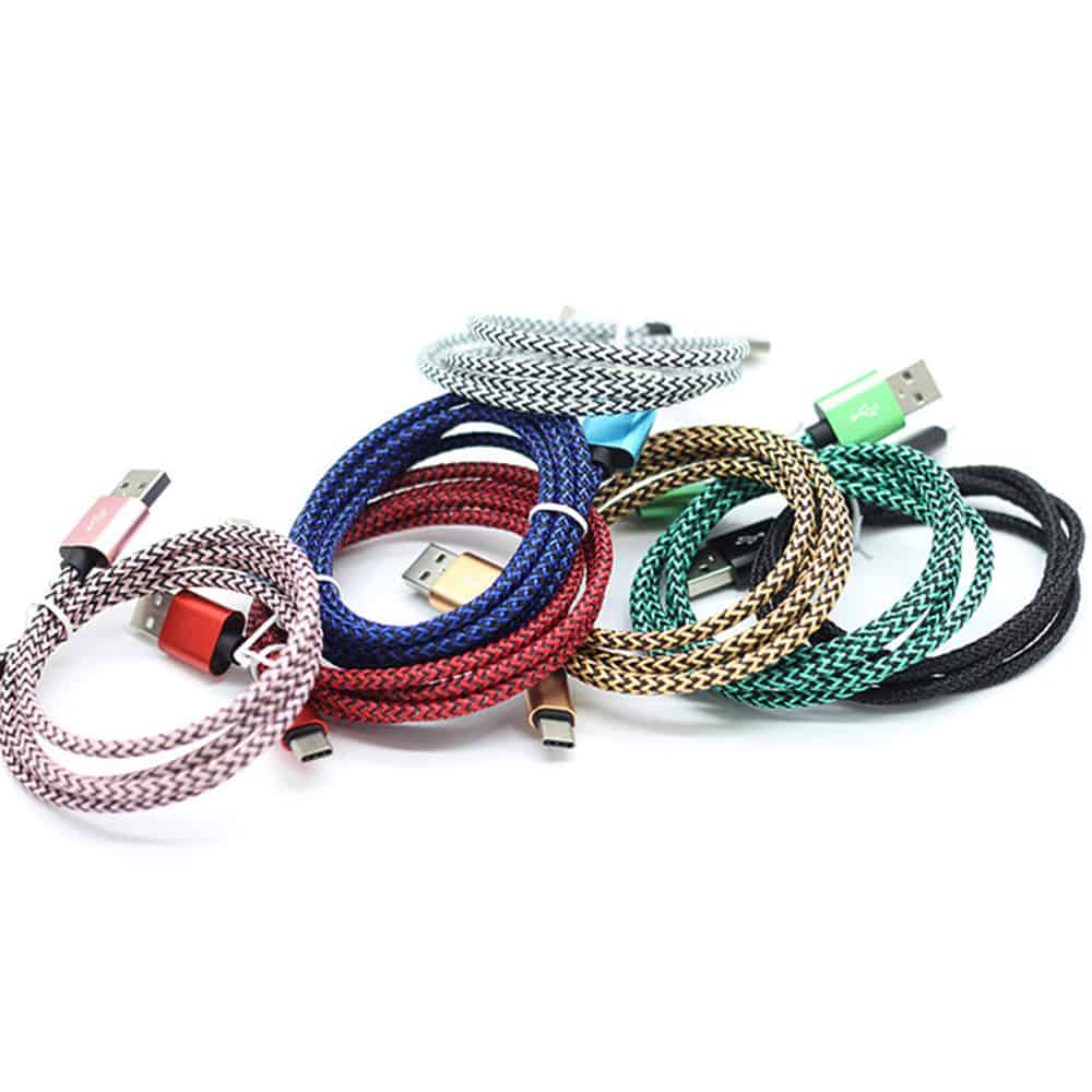 multi color Type C bulk usb cables wholesale