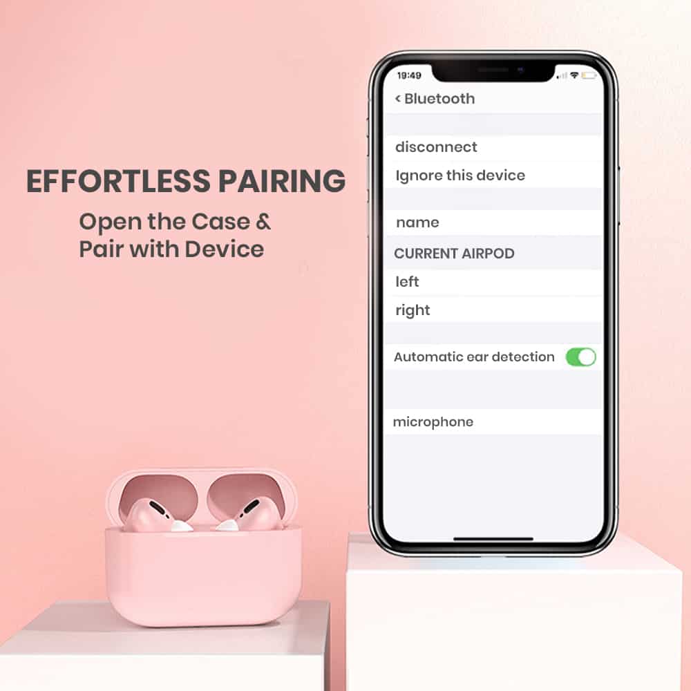 wholesale airpods with Effortless pairing feature