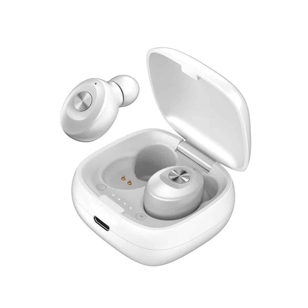 wholesale wireless earbuds in white color