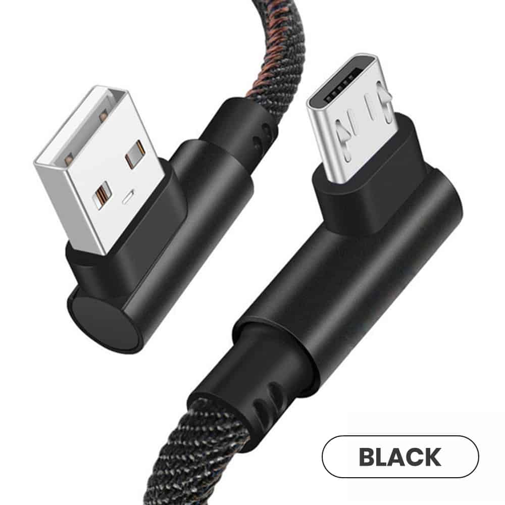 Black color bulk usb cables for android