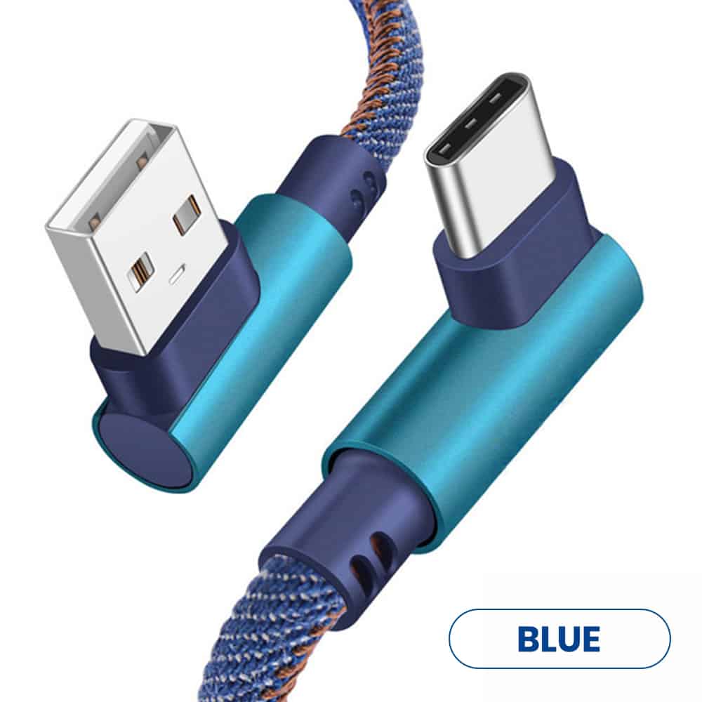 Blue color Type-c bulk usb cables