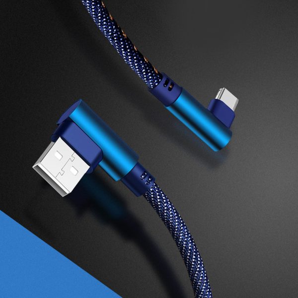 Blue color bulk usb cables