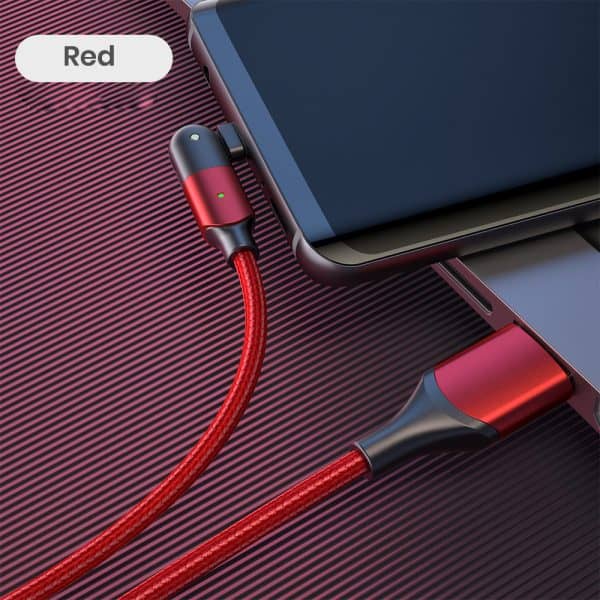 Affordable usb cable in red color