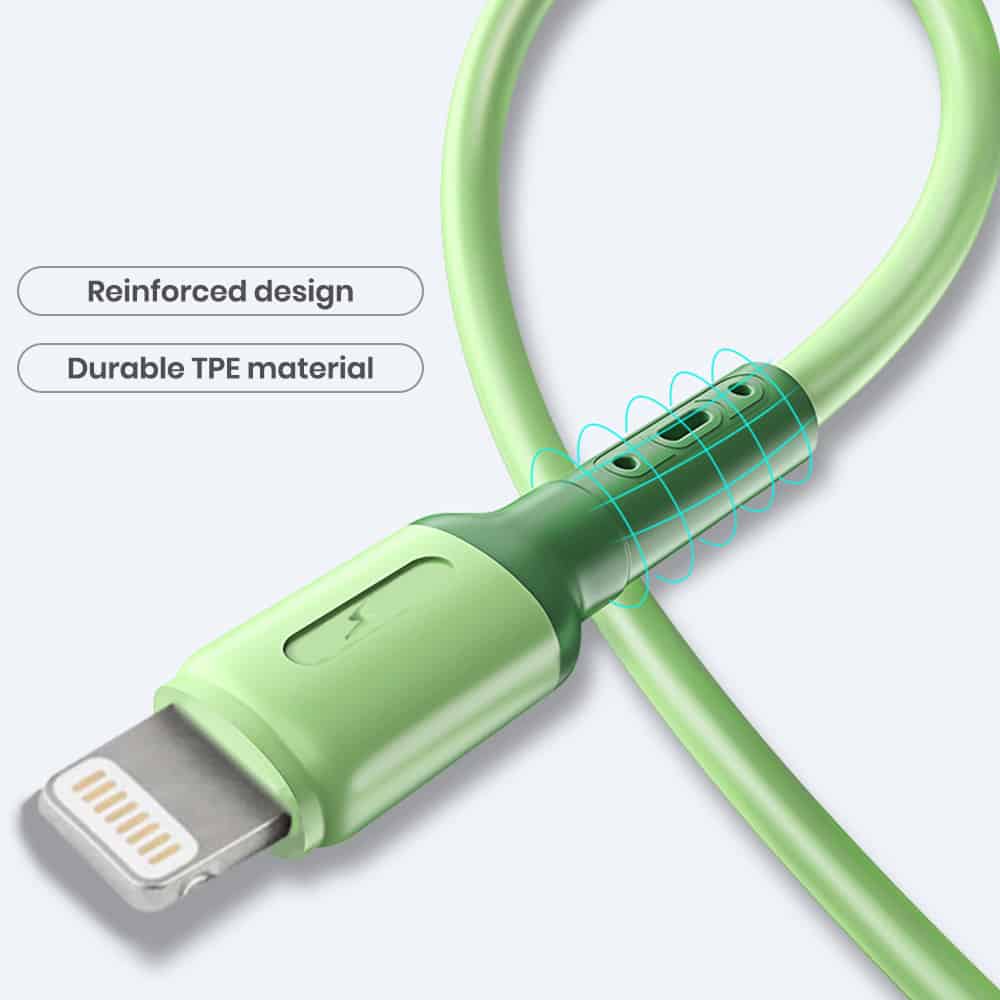 Flexible designed bulk iphone charger cables