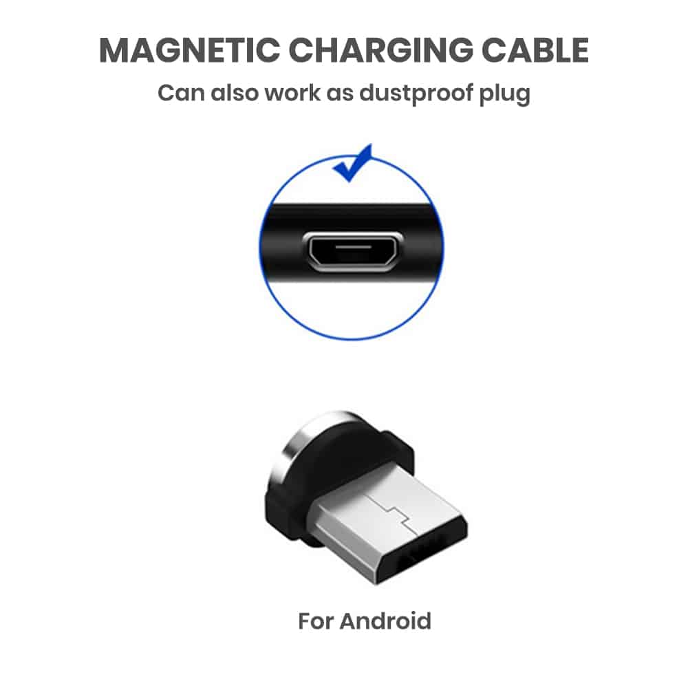 Magnetic head charging cable with bulk usb cables