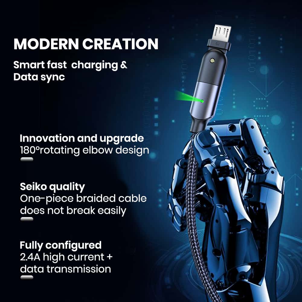 Modern cables with smart technology to charge your phones