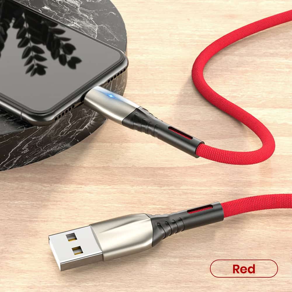 Red bulk iphone cable