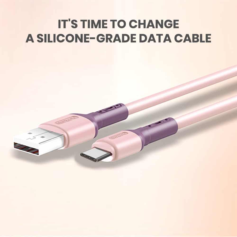 Silicone-grade type-c bulk usb cable