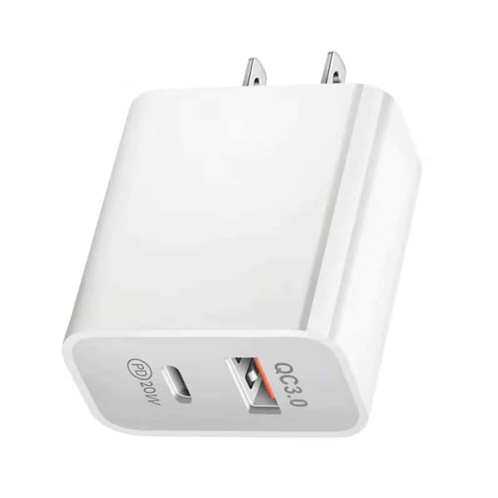 White color wholesale phone chargers