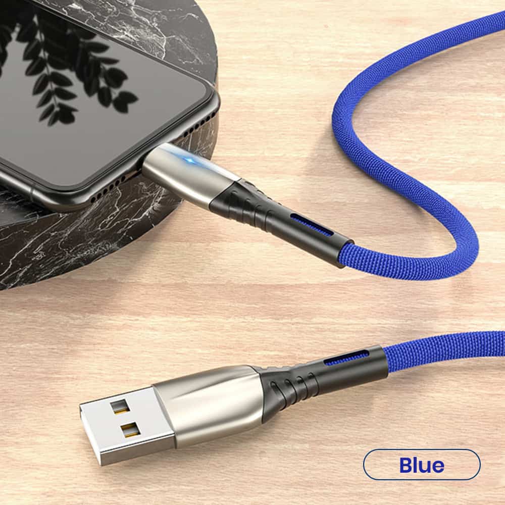 blue bulk iphone cable