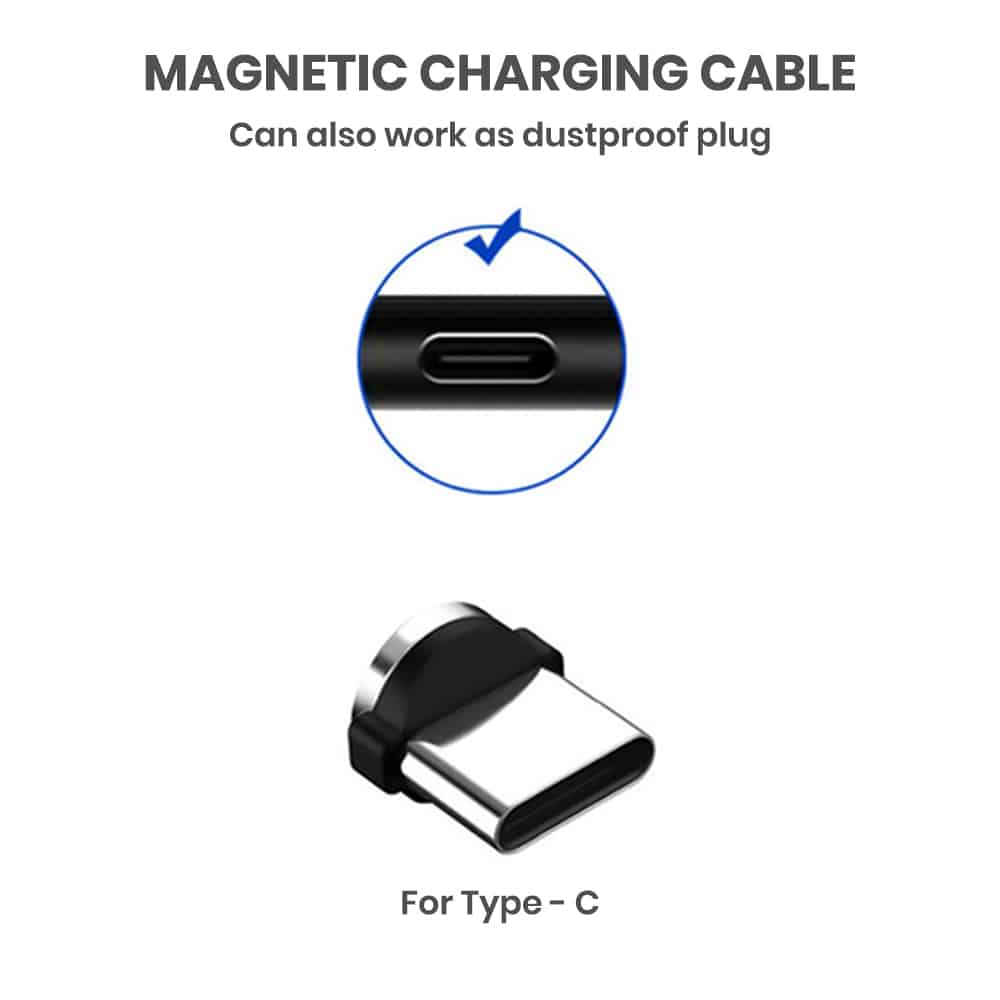 bulk usb cables with magnetic head for type-c