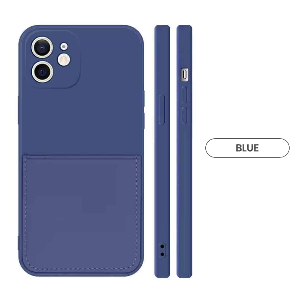 Blue color color phone cases in bulk