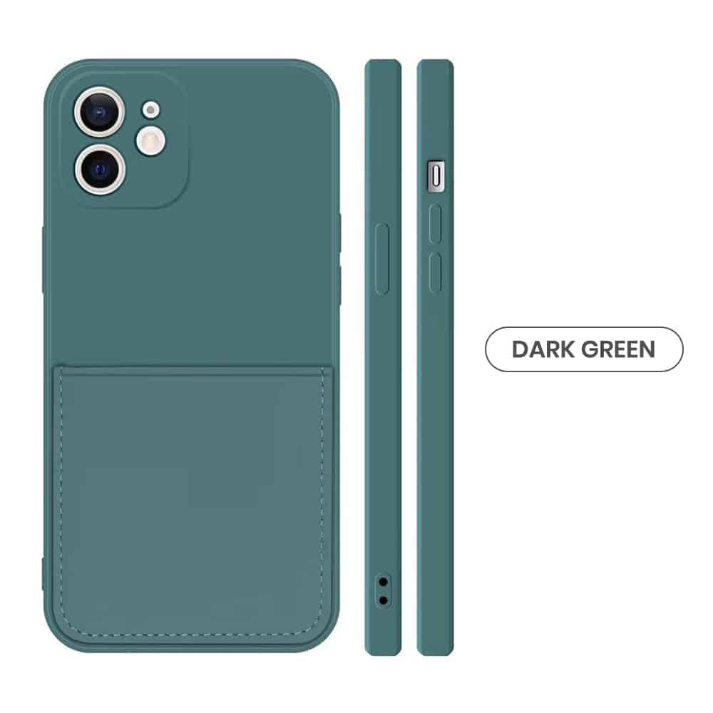 Dark green color phone cases in bulk
