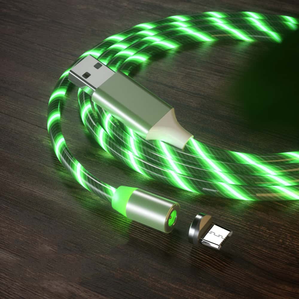 Green color bulk usb cables