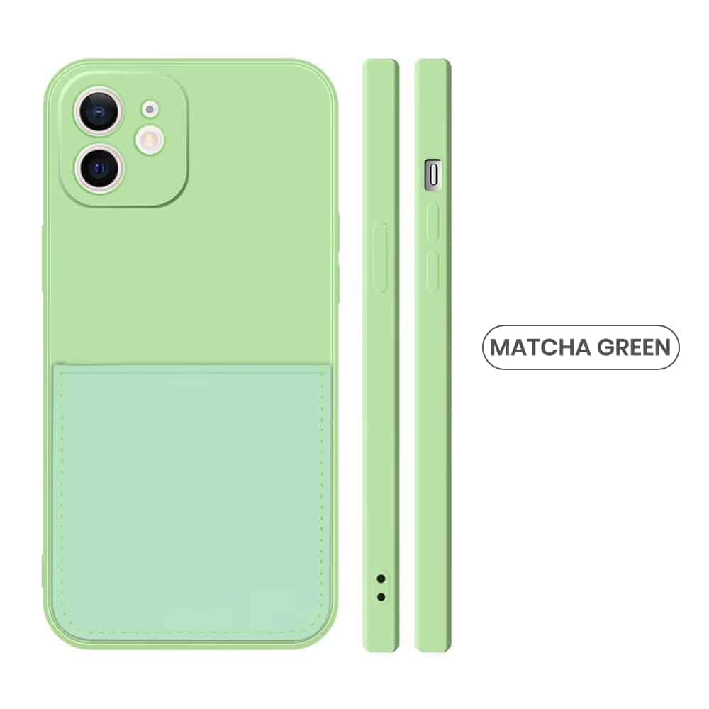 Matcha green color phone cases in bulk