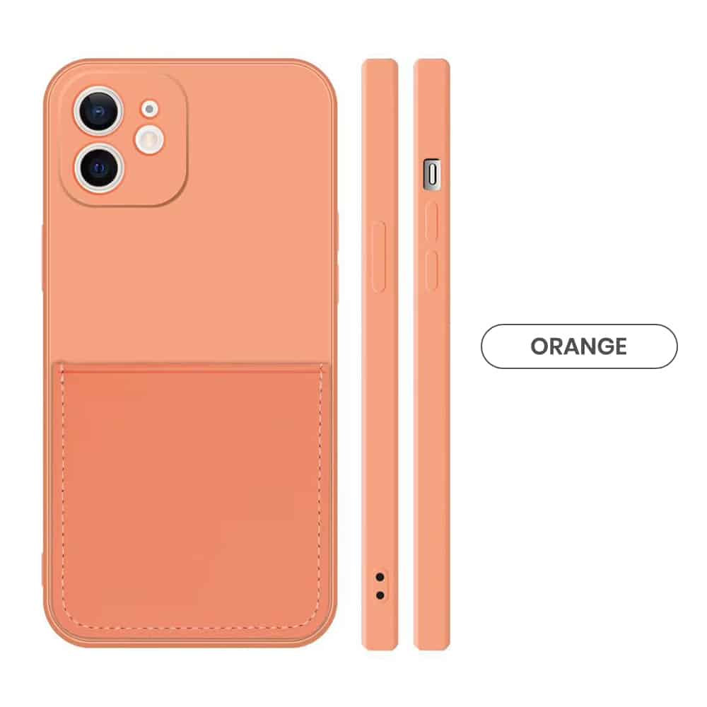 Orange color phone cases in bulk