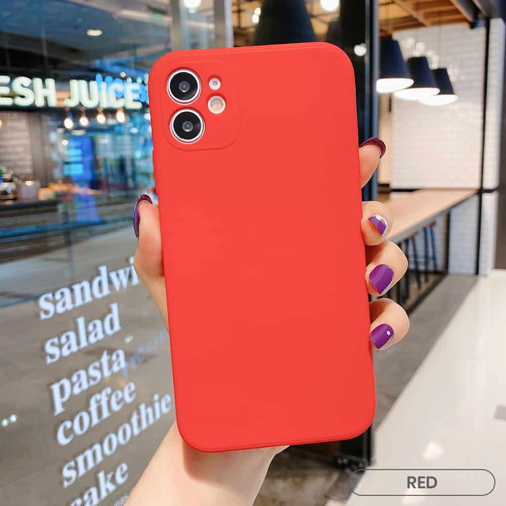 Red Color phone cases in bulk