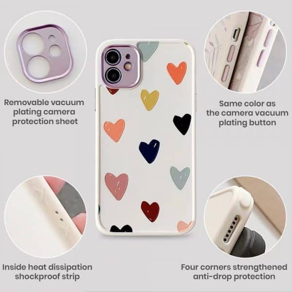Removable vacuum plating with phone cases in bulk