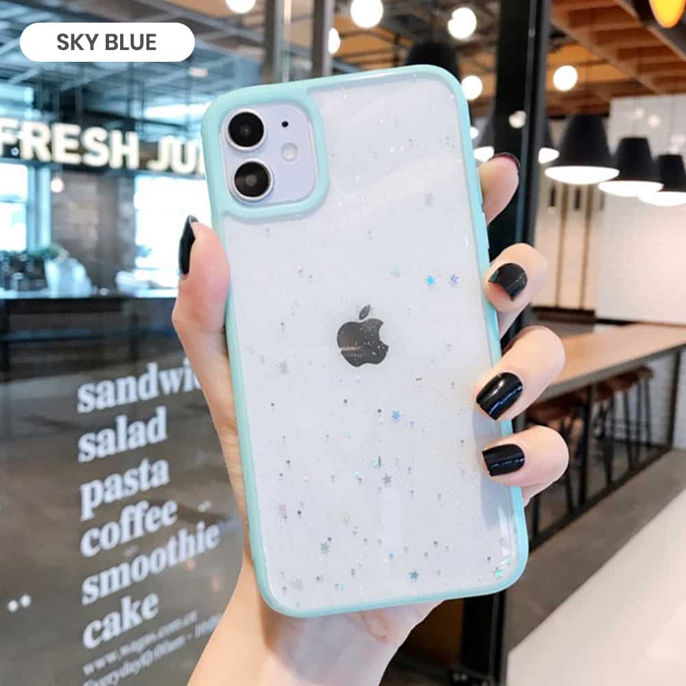 Sky Blue color phone cases wholesale in cheap