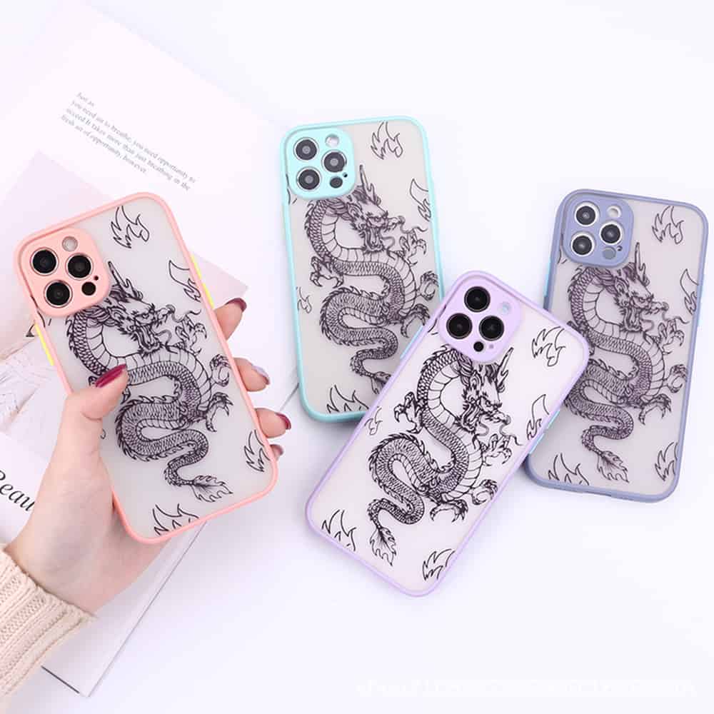 bulk clear phone cases in color variations