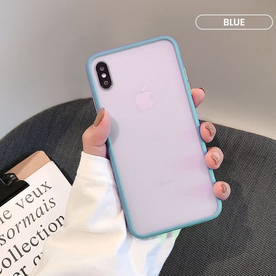 Blue color cheap phone case in bulk