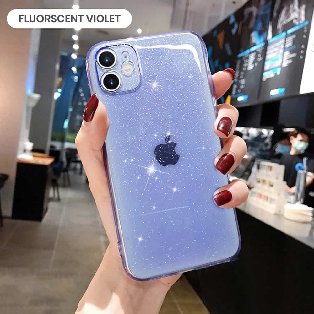 Fluorescent violet color wholesale phone case in bulk
