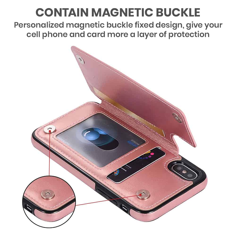 Phone case in bulk with a magnetic buckle